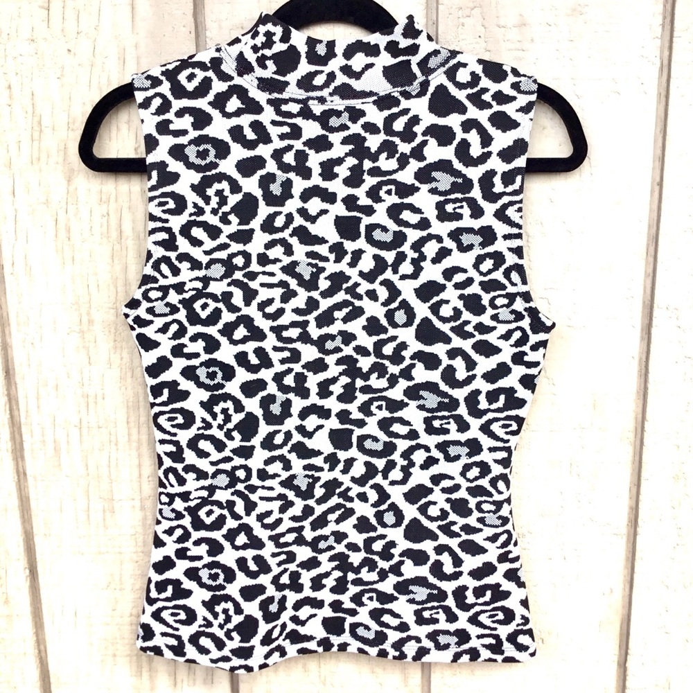 Marc New York Leopard sleeveless Top - Small - Picture 3 of 8
